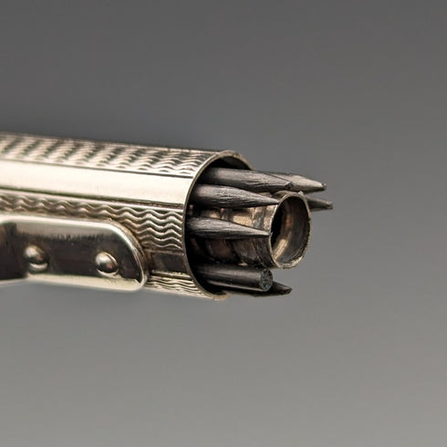 英國 Vintage Yard O 紅色卷銀自動鉛筆